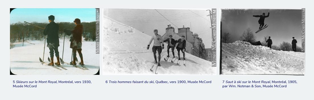Photos d'archives des loisirs d'hiver au Quebec