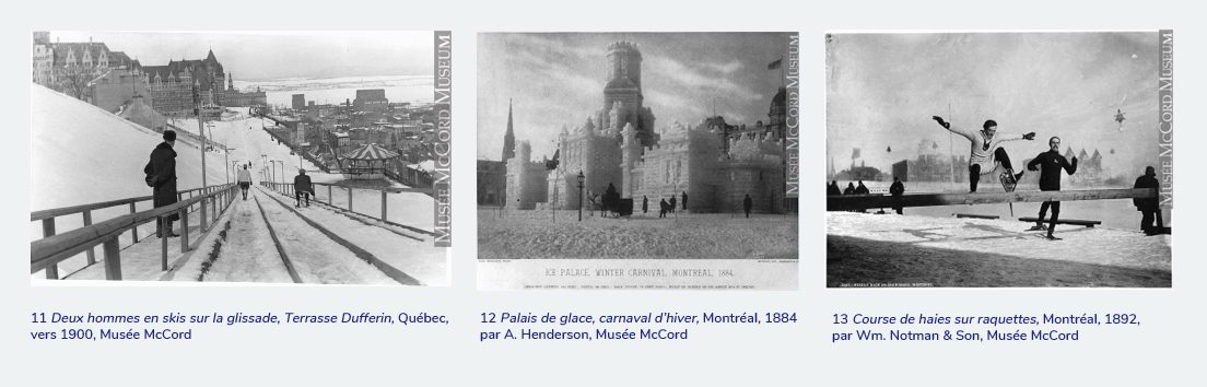 Photos d'archives des loisirs d'hiver au Quebec