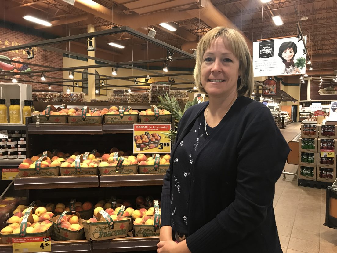 Julie Pelletier, propriétaire des IGA famille Pelletier de Val-d'Or qui participe au Programme de récupération en supermarchés