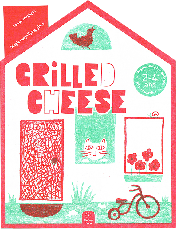 magazine, Grilled-cheese, enfants, média, magazine pour enfants, papier FSC, risographie,
