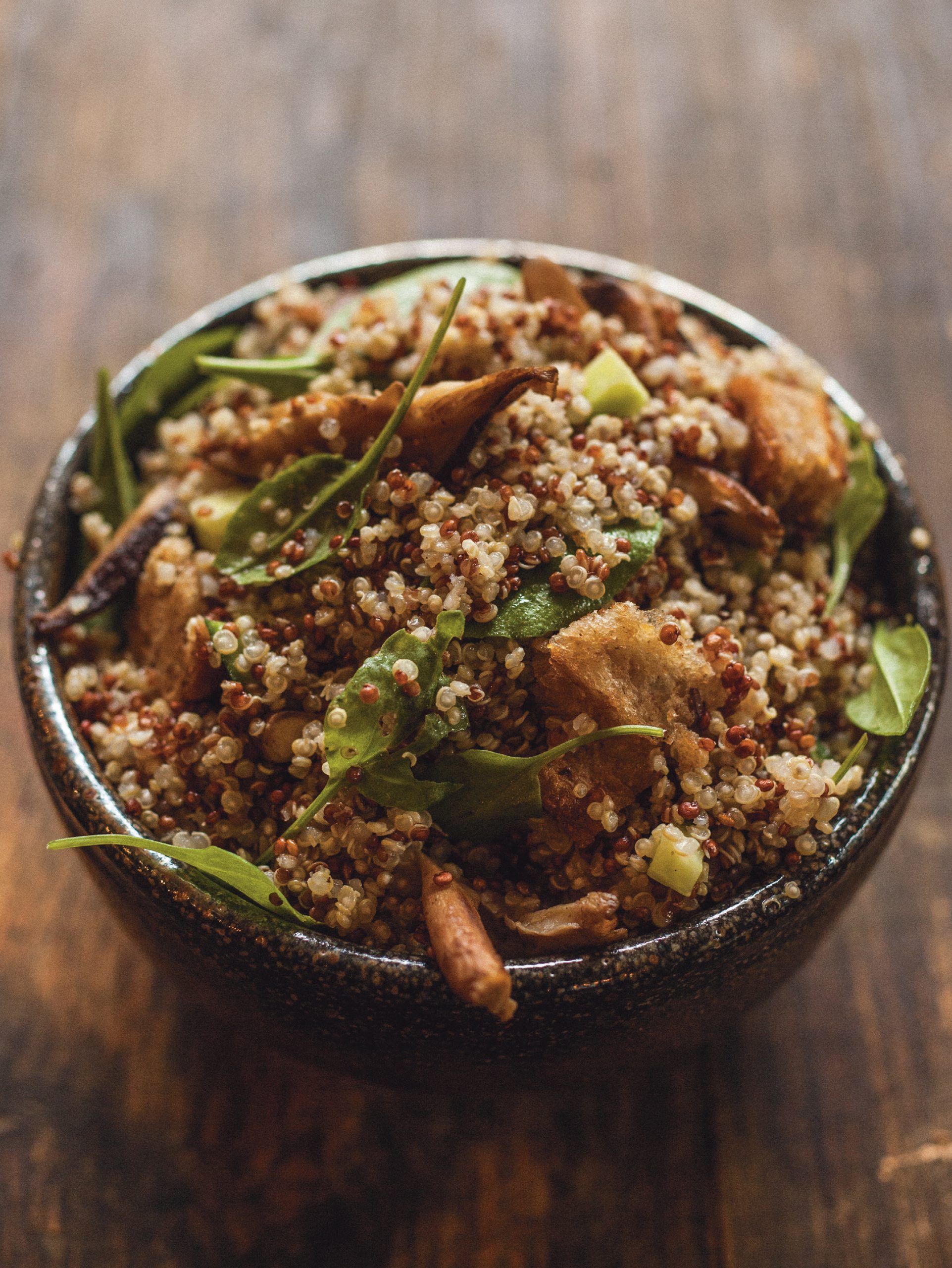 Salade quinoa plantain
