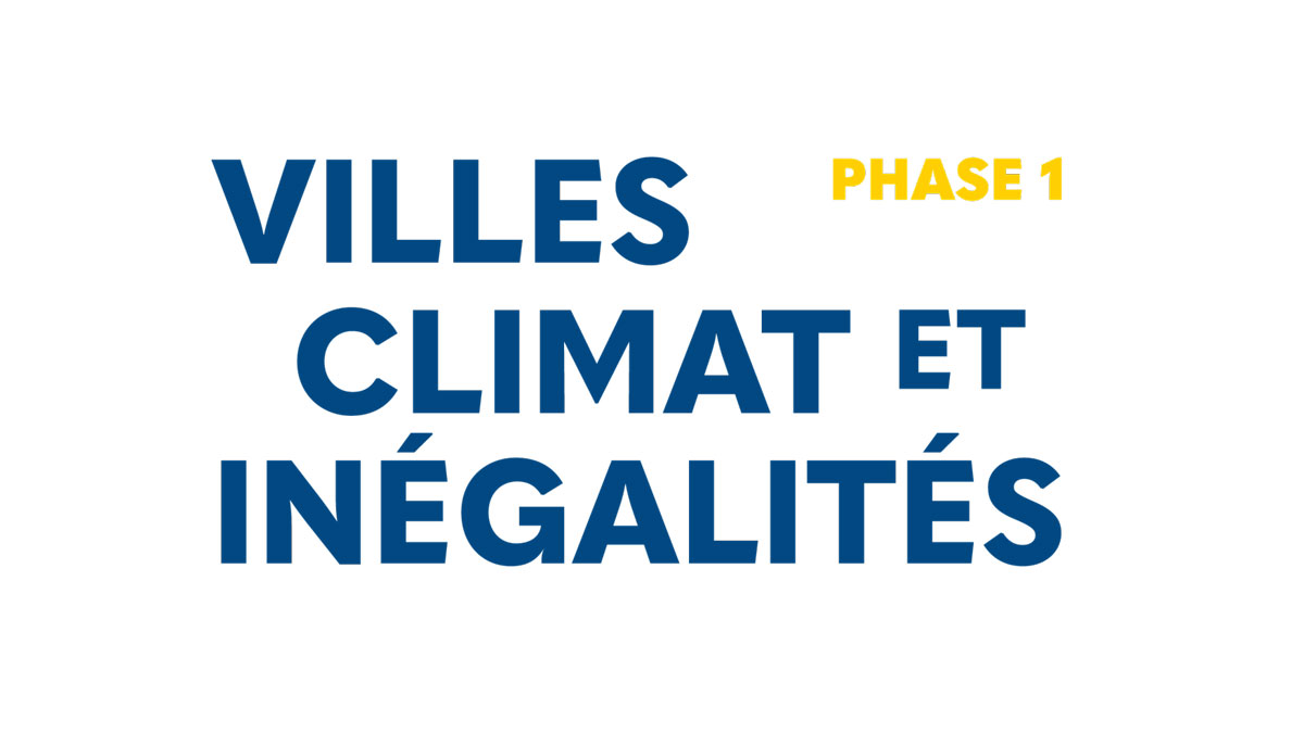 Logo « Villes, climat et inégalités » du Répertoire des recherches au Québec