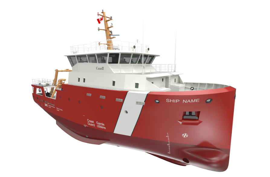 Le nouveau navire hybride de la Garde côtière