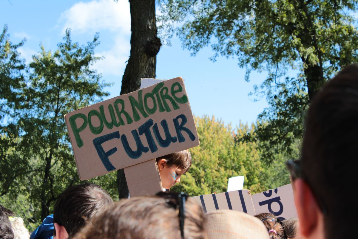 Marie Maltais a participé à la grande manifestation pour le climat de septembre 2019 à Montréal. Un événement qui l’a marquée.