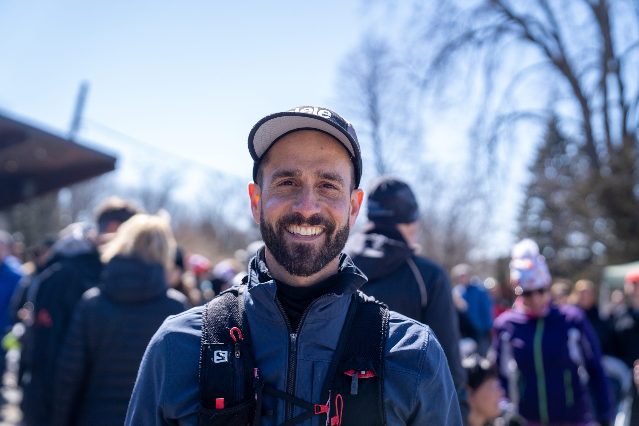 Anthony Battah, lors du lancement officiel de son Ultra-Trail Monarque. ©Simon Diotte